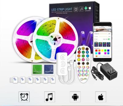 China LANDSCAPE Amazon Alexa Google Home Led Flexible RGB LED Strip Kit Wifi IP65 LED Strip Light Strip for sale