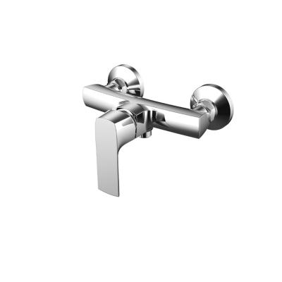 China With Brass Body Bathroom Tub Faucet Wall Mounted Low Price Slide Bar Shower Faucet Cold And Hot Mixer for sale