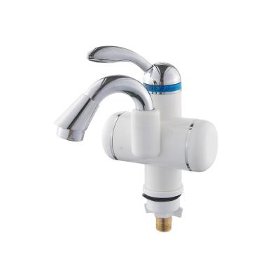 China Stainless Steel Electric Tube Faucets Sink Mixer Instant Electric Heating Water Heater Taps Kitchen Hot Faucet for sale