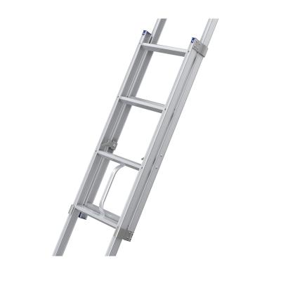 China Straight telescoping ladder made of high quality industrial aluminum for sale