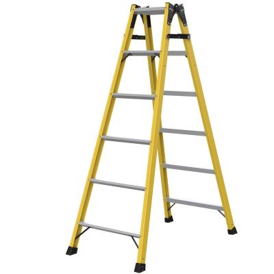 China Dual Function Insulation Ladders Fiberglass Ladder Insulation Ladder for sale