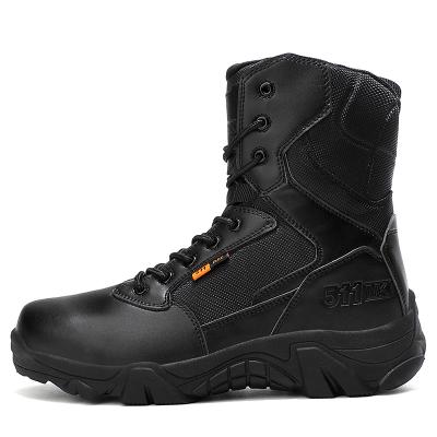 China Lightweight Outdoor Waterproof Training Boots Sweat-absorbent Large Size Special Forces Combat Shoes Mountaineering Shoes for sale