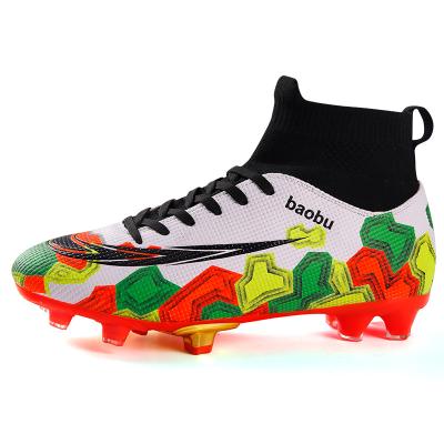 China Latest PU Design Mens Soccer Shoes Soccer Shoes Football Soccer Shoes For Men for sale