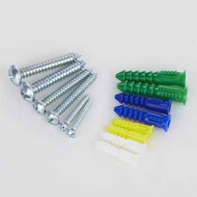 China Plastic Customized Service Provided Inspection 100% Nylon Wall Plug Hammer Fasteners Screw Plastic Nail Anchor for sale