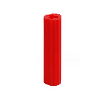 China Good Quality Building Construction Hollow Straight Fluted Extruded Plastic Anchor Screw Wall Anchor Wall Plug for sale