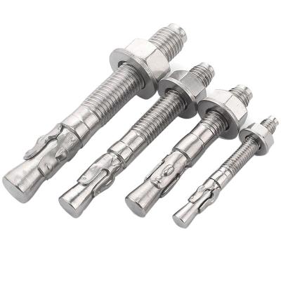 China Good Quality Plastic Inspection 100% Stainless Steel Expansion Wedge Anchor Bolt for sale