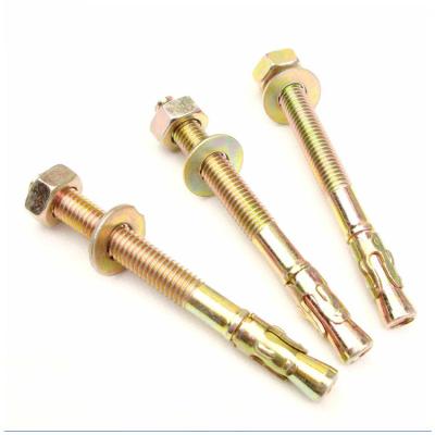 China Free Sample Plastic Expansion Screw Through Bolt Concrete Wall Hardware Stainless Steel Expansion Wedge Stainless Anchor Bolt for sale