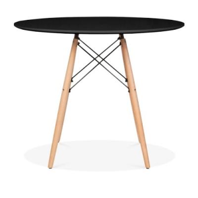 China Competitive Price (Height) Adjustable Round MDF Wooden Legs Modern Luxury Furniture Dining Restaurant Tables for sale