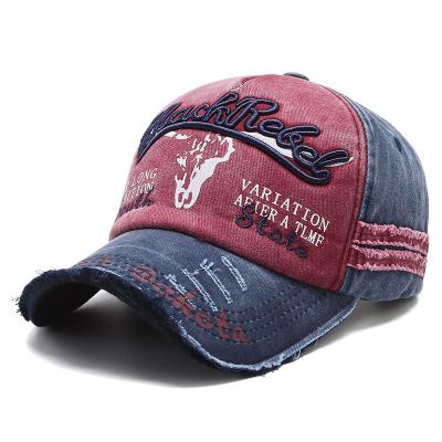 China JOINT Hot Sale Fashion Cool Design Denim Sports Hat Cowboy Sun Hats Fashion Letters Embroidery Baseball Cap for sale