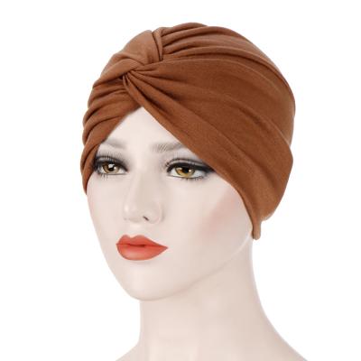 China Wholesale Muslim Silk Head Wrap Cap Hijab Turban Milk Cap African Outdoor Sports Fashion Custom Custom Head Wrap Hats for sale