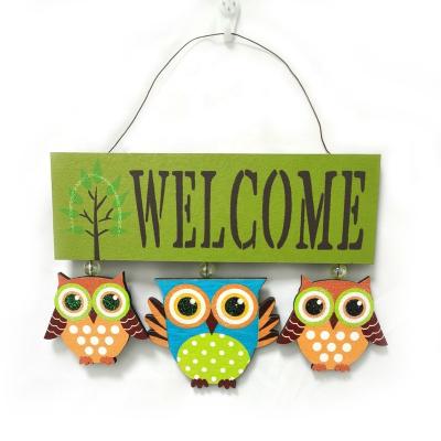 China Europe & Asia & America & Wooden Wall Hanging Owl Shape Home Decoration from Ohters Crafts for sale