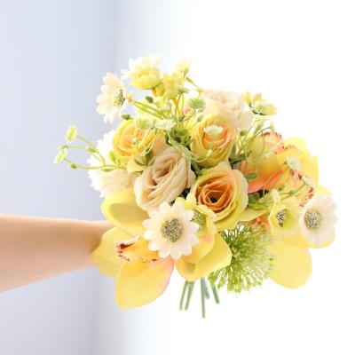 China Eco-friendly materials wholesale home decorative for wedding china ties artificial silk flowers in bulk for sale