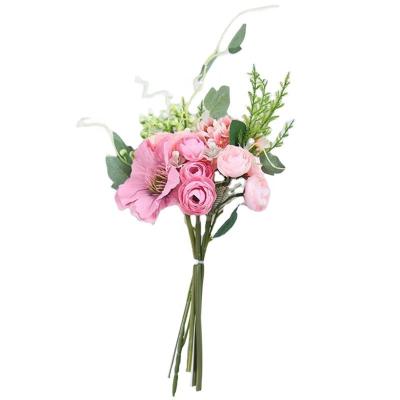 China Wholesale Hot Sale Eco-friendly Artificial Bouquet Decorative Materials Decoration Flower Home Wedding for sale