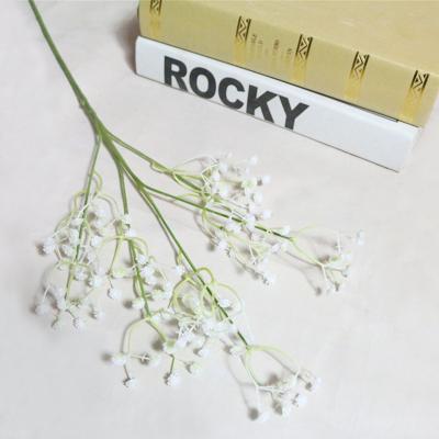 China Hot Selling Eco-friendly Materials Lovely Natural Realistic Touch Mini Baby Breath Flowers Artificial For Decoration for sale