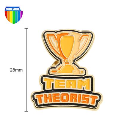 China China Factory Promotional Custom Enamel Badge Metal Lapel Pin Soft Enamel Pins With Holder for sale