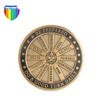 China Cheap Custom Commemorative Silver Gold Metal Challenge Souvenir Coin From Europe Factroy Prizes for sale