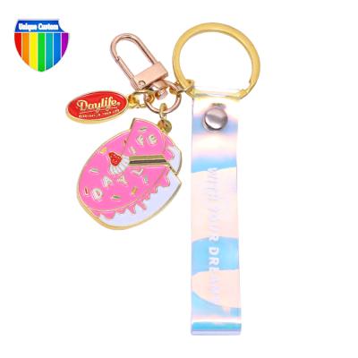 China antique 3D metal die casting promotion slogan fashion rack key chain for sale