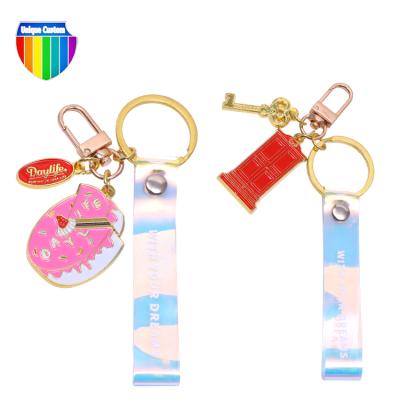 China Professional 3D Makers Personalized Custom Souvenir Painting Metal Key Chain for sale