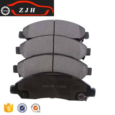 China ZJH D1039 Metal Ceramic Brake Pad For Isuzu Como Elf Filly Forward Giga Truck for sale