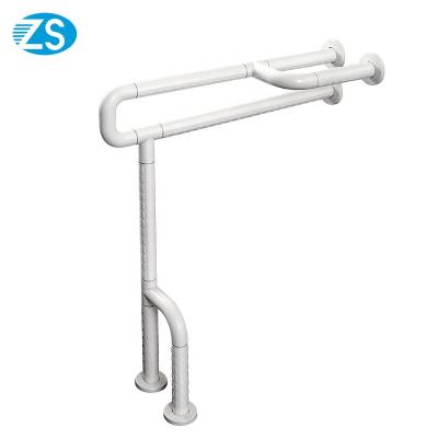 China ABS + Stainless Steel Anti-Slip Stainless Steel Bathroom Grab Bar For Disabled Elderly for sale