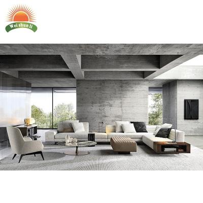 China Cover Modern Design Corner Couch Removable Sofa L Shape Fabric Living Room Sectional Sofas for sale