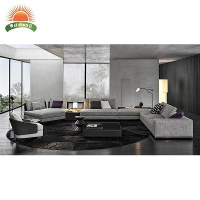 China Removable Cover L Shape Big Size Living Room Comfortable Fabric Sofa for sale