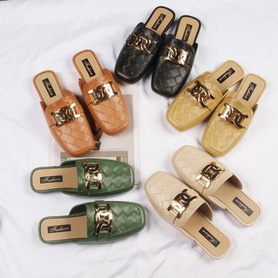 China Anti-odor 2022 new fashion women's summer sandals flat bottom heels comfortable women's sandals for sale