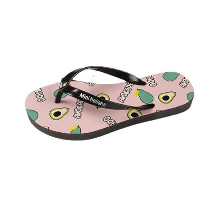 China Fashion Trend Summer Berry Print Flip Flops Indoor And Outdoor Slippers For Women for sale