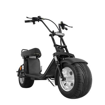 China Newest 2 Wheel 8 Inch Fat Tire 1900*750*1400MM Electric Scooter 1500W Electric Motorcycle EEC for sale