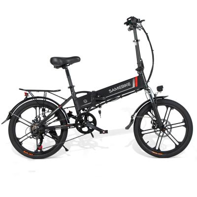 China Aluminum Alloy EU Warehouse Electric Bike Wheel SHIMANO 7 Spoke 48V 10.5AH 350W Cycling Fold Foldable EBike MTB Electric Bike Bicycle for sale