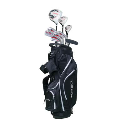 China EU USA Running Right Handed MEN Black / Red Golf Club Set For Men 12 Pieces Set 32*26*120cm for sale