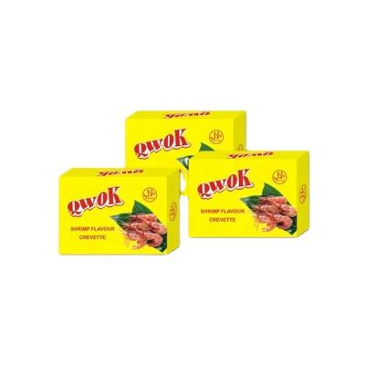 China Dry Qwok Seasoning Shrimp 4g*100*20 Halal Fllavour Bouillon Cube for sale