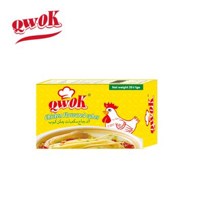 China CUBE in SOFT BROTH HALAL dry CUBE in CHICKEN SEASONING CUBE in CHICKEN QWOK for sale