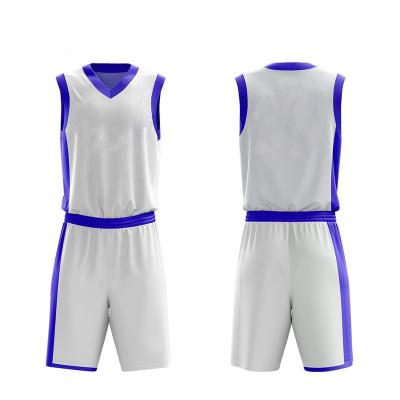 China Customized Best Quality Antibacterial Stitched Outdoor Basketball Academy Basketball Uniform Wear for sale