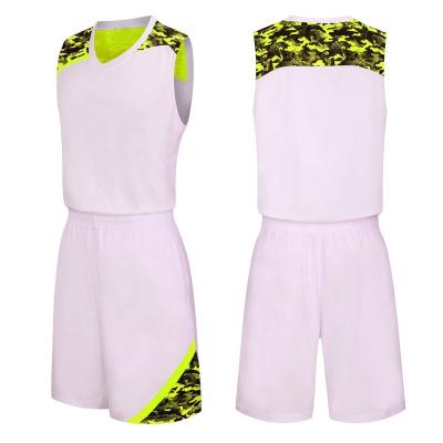 China Antibacterial Tank Top Wear In Sports Apparel Shirt Basketball Basketball Tank Top Set for sale