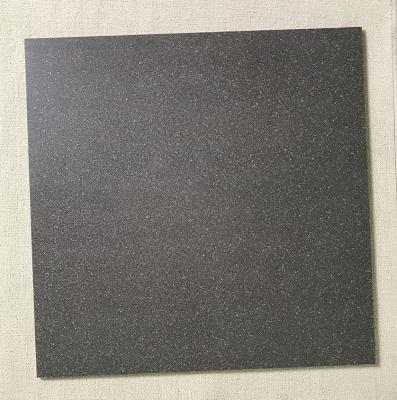 China Modern Metallic Rustic Dark Gray Ceramic Tile 600*600 Matte Color Terrazzo Glazed Porcelain Tiles Plain Color Matte Terrazzo Tiles for sale