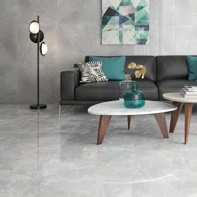 China Goodone Modern 60X60 Modern Non Slip Gray Porcelain Polished Glazed Bathroom Tiles for sale