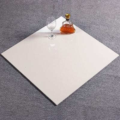 China Goodone Modern Double Load Shining Sparkle Vitrified White Polished Porcelain Floor Tiles for sale