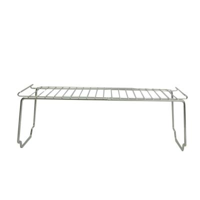 China PVC Sustainable Rack Stackable Storage Holders Stainless Steel Organizer Kitchen Countertop Drying Rack for sale