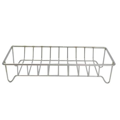 China Sustainable Kitchen Stainless Steel Storage Rack Cabinets Bathroom Organizer Storage Basket Wall Mounted for sale