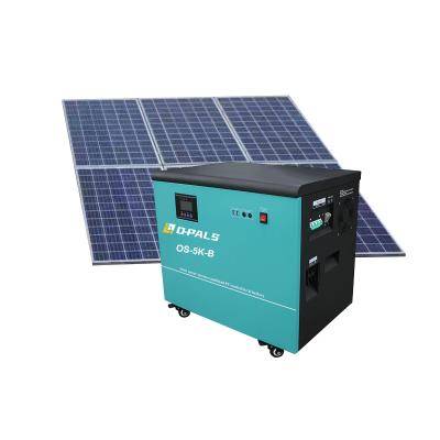 China Mini Home Solar Power 5120wh System 5 Kw Solar Power System Off Grid Solar Generator For Home for sale