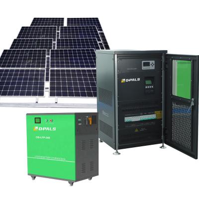 China Solar Power System Home 30KW 15KW 10KW 5KW 3KW Hybrid Solar Panel Home System For Home Use for sale