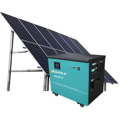 China 5300wh Mini Home Solar Power System 3 KW Solar Power System Off Grid Solar Generator For Home for sale