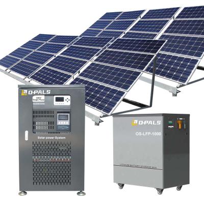 China Large Storage 300kwh 500kwh 100KW Lithium Battery Solar Power System Home Solar Powered Hybrid Industry Off Grid Generator for sale