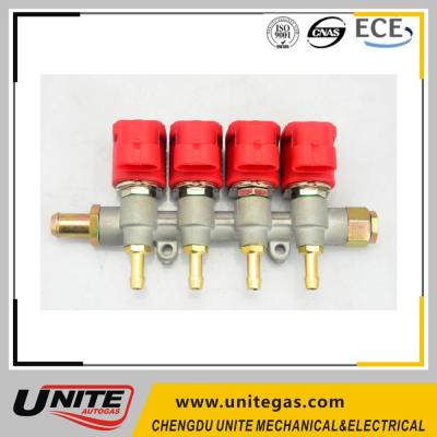 China auto conversion kits gas rail injector lpg cng injector common rail 132*81*50mm for sale