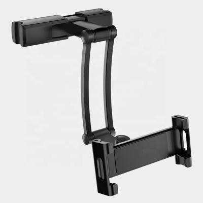 China Rear Seat Adjustable Custom Lazy Bracket Universal Car Cell Phone Tablet Rotating Telescopic Holder for sale