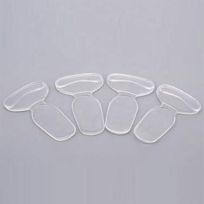 China Soft High Elasticity Soft Wear Resistant PU Transparent Heel Grips Liners for sale