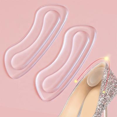 China Hot Selling Moon Shape Moon Shape Transparent Anti-Wear High Heels Heel Pad Non Slip Sticker for sale