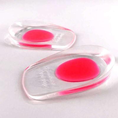 China Memory Insole Wholesale Custom Shoe Inserts Pads Increase Pain Relief Silicone Gel Heel Lifts Height Increase Insoles for sale