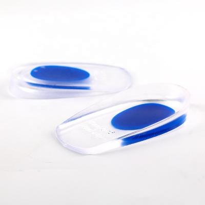 China High quality comfortable memory insole silicone foot protection gel heel height increase insoles for sale